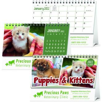 Puppies and Kittens Desk