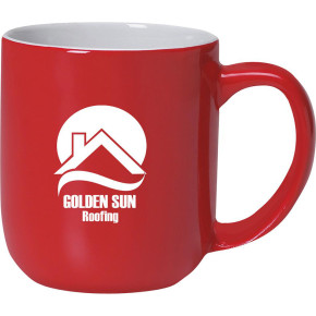 17 Oz. Majestic Mugs Red/White