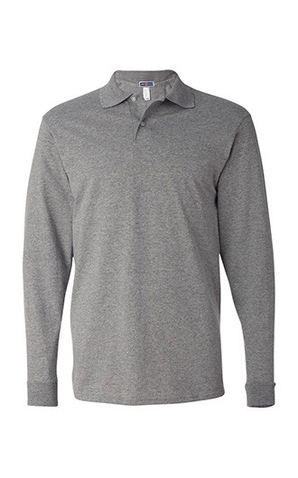 JERZEES - SpotShield 50/50 Long Sleeve Sport Shirt
