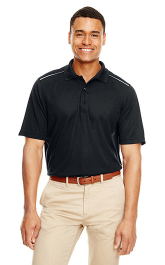 Core 365 Men's Radiant Performance Pique Polo with Reflecti