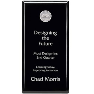 6x12 Connection Plaque - Black