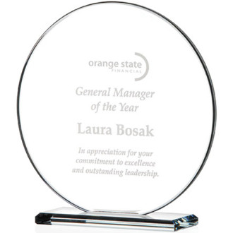 Round Gem Cut Award - Small