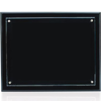 Floating Glass Plaque