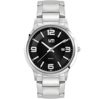 Women's Black Case Watch Women's Silver Stainless Steel Case, Bl
