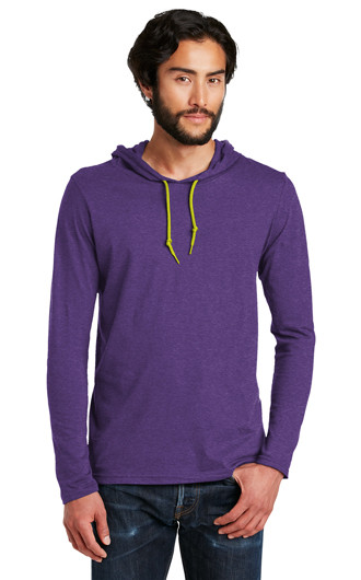 Anvil 100% Combed Ring Spun Cotton LS Hooded T-shirts