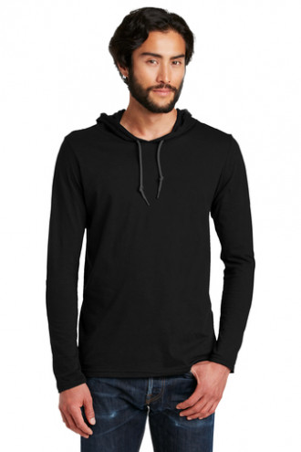 Anvil 100% Combed Ring Spun Cotton LS Hooded T-shirts