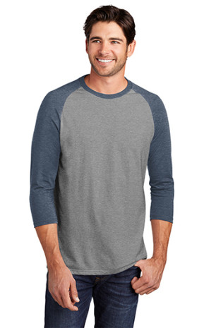 District Perfect Tri 3/4-Sleeve Raglan