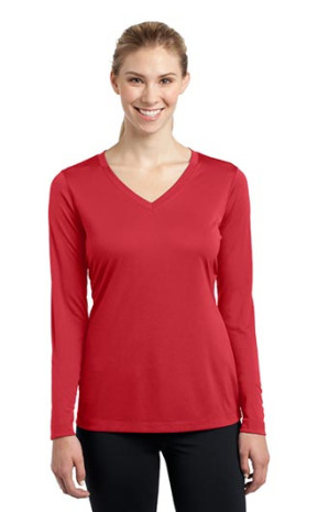 Sport-Tek Ladies Long Sleeve PosiCharge Competitor V-N