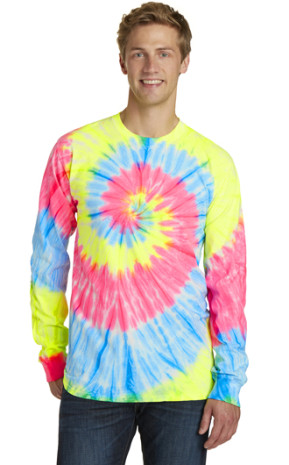 Port & Company Tie-Dye Long Sleeve T-shirts