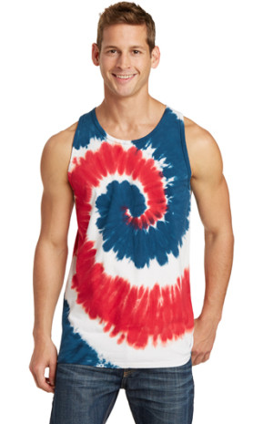 Port & Company Tie-Dye Tank Tops