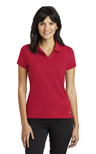 Nike Ladies Dri-Fit Solid Icon Pique Modern Fit Polo