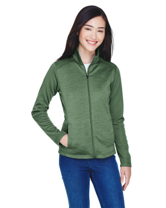 Devon& Jones Ladies Newbury Melange Fleece Full Zip