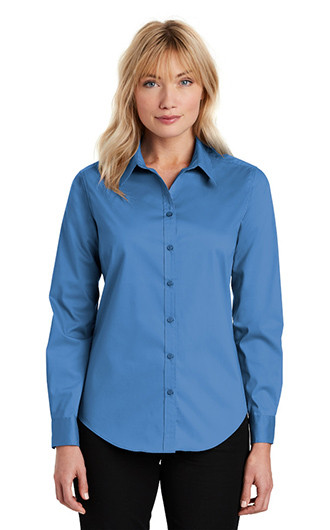 Port Authority Ladies Stretch Poplin Shirt