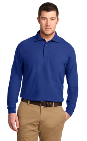 Port Authority Long Sleeve Silk Touch Polo