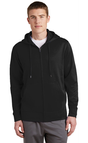 Sport-Tek Sport-Wick Fleece Full Zip Hooded Jac