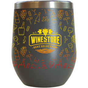 12 oz. Sipper Wine Tumbler Full Color