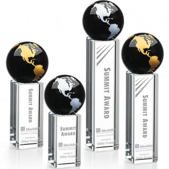 Luz Globe Award Black with Silver