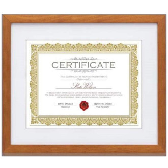 Aberdeen Certificate Frame - Walnut