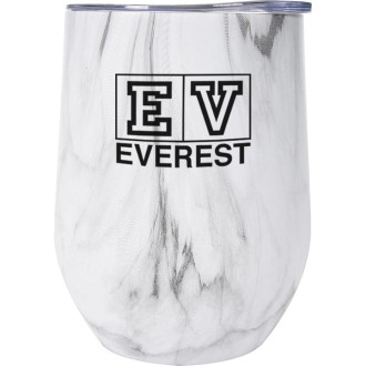 12 Oz. Marble Stemless Wine Cups Full Color