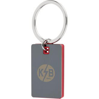 Color Block Mirrored Key Tags
