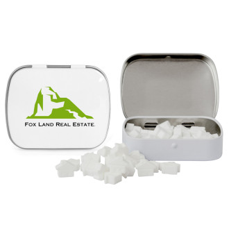 Domed Tins with House Shaped Mints