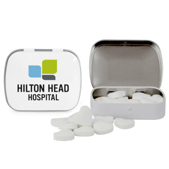 Domed Tins with Heart Shaped Mints