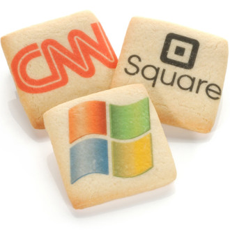 Direct Imprint Square Sugar Shortbread