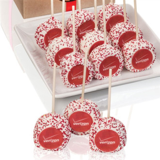 Logo Truffle Cake Pops- Individually Wrapped