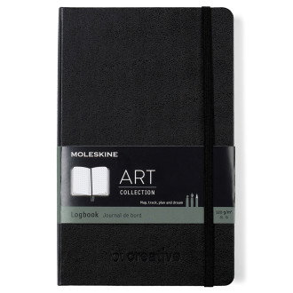 Moleskine Logbook Notebook - Deboss