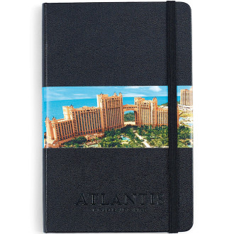 Moleskine Hard Cover Ruled Medium Notebook - Deboss