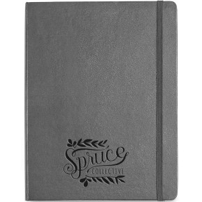 Moleskine Hard Cover Ruled X-Large Notebook - Deboss