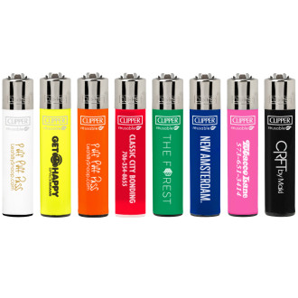 Clipper Refillable Flint Lighters Assorted