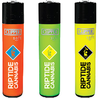 Custom Clipper Soft Touch Lighters Neon