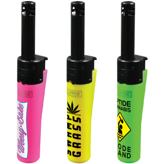 Custom Clipper Long Neck Electric Lighters