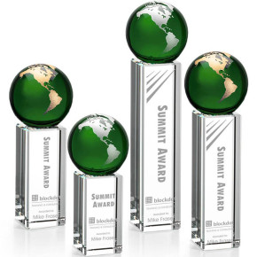 Luz Globe Award Green with Gold