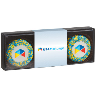 Belgian Chocolate Custom Oreo? Gift Box - 3 pc