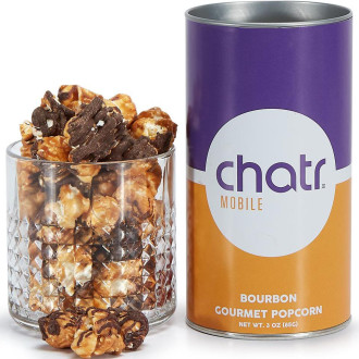 Boozy Popcorn Tubes (Milk Chocolate Bourbon Popcorn)