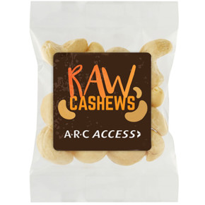 1 oz Healthy Promo Snax Bags (Raw Cashews)