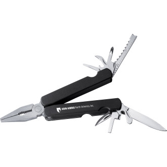 13-Function Stainless Steel Pliers Black