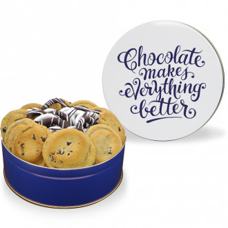 Gourmet Chocolate Chip Cookies And Chocolate Pretzels Combo - Re
