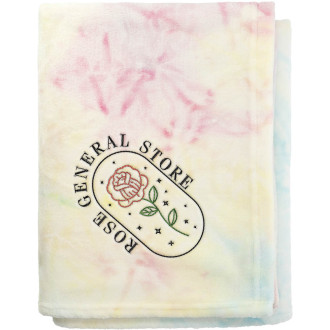 Tie Dye Flannel Fleece Blankets