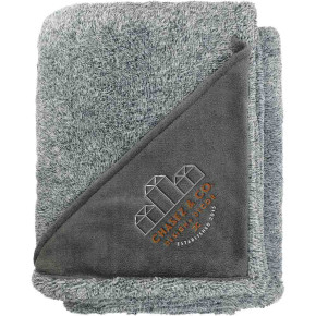 Heathered Fuzzy Fleece Blankets