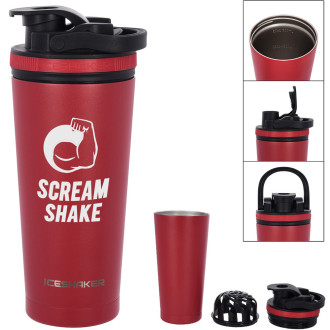 26 Oz. Stainless Steel Ice Shaker Bottles