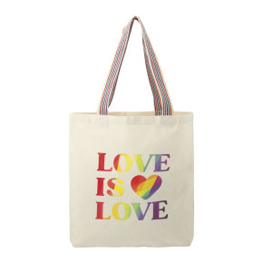 Rainbow Recycled 6oz Cotton Convention Totes