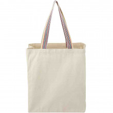 Rainbow Recycled 8oz Cotton Grocery Totes