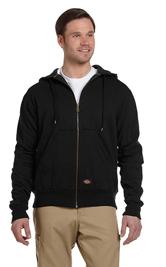 Dickies Men's 470 Gram Thermal-Lined Fleece Jacket Hooded Sweats