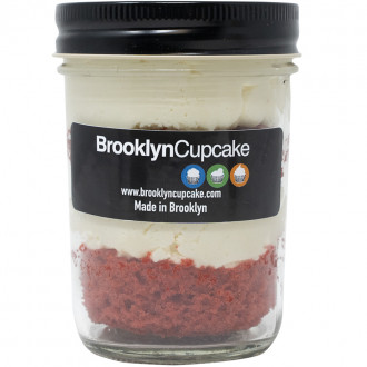 Brooklyn Cupcake 6 Pack Cupcake Jars Red Velvet