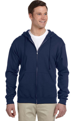 Jerzees Adult NuBlend Fleece Full-Zip Hooded Sweatshirt