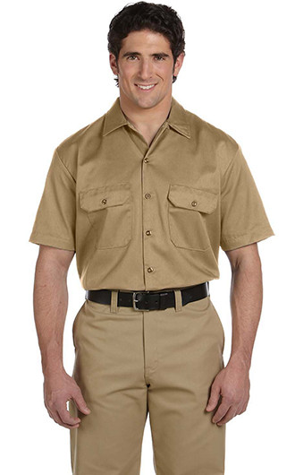 Dickies Mens 2.5 oz. Short Sleeve Work Shirt