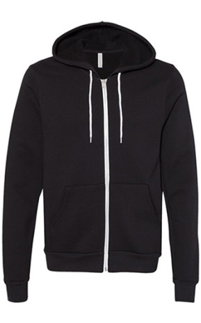 Unisex Sponge Fleece Full-Zip Hoodie